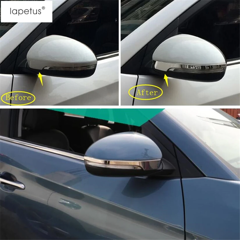 Аксессуары Lapetus подходят для hyundai Tucson 2016-2020 ABS наружная дверь зеркало заднего вида