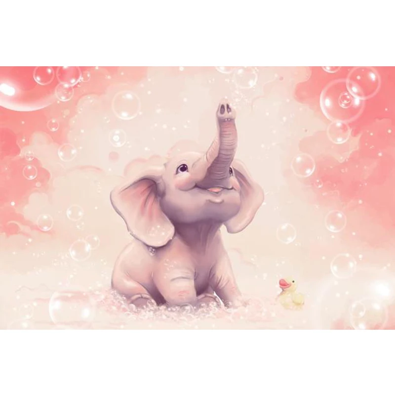 

Full Square/Round Drill 5D DIY Daimond embroidery Bubbles & Elephant Diamond Painting Cross Stitch Rhinestone decoration