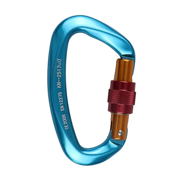 25KN Ultra Sturdy Locking Carabiner Clips Heavy Duty Caribeaners for
