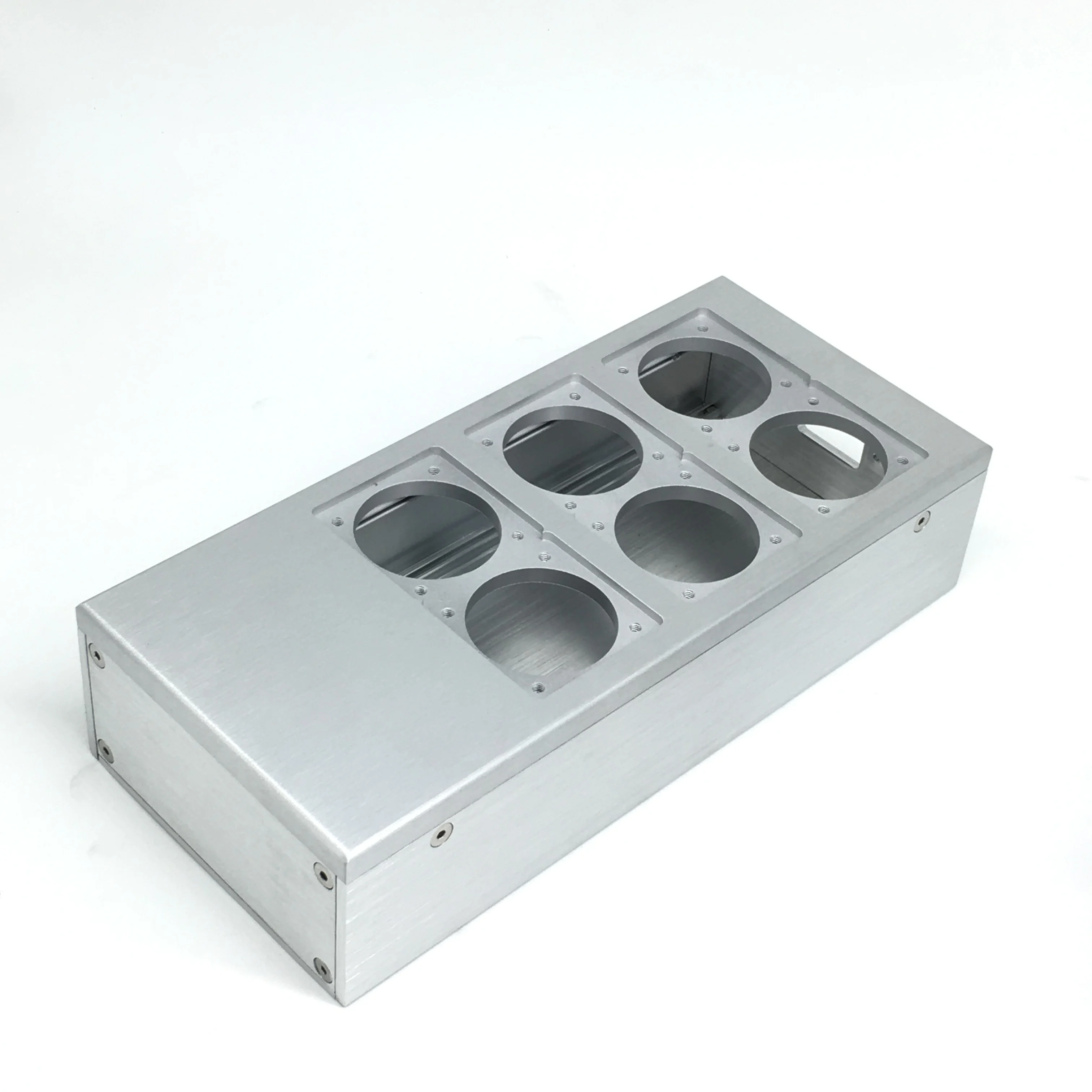 Полностью алюминиевый чехол HIFI с европейской розеткой шасси питания