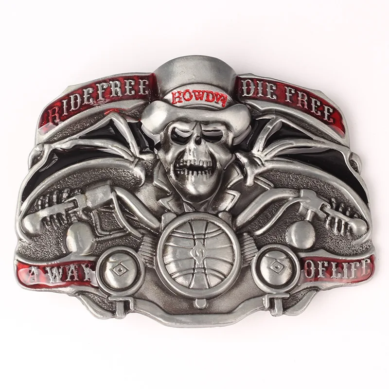

The spider ghost shape belt buckle