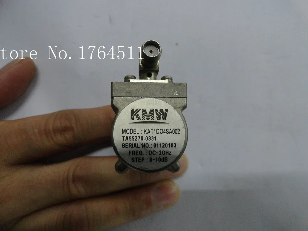 

[BELLA] KMW KAT1D04SA002 10dB DC-3GHz adjustable step attenuator SMA
