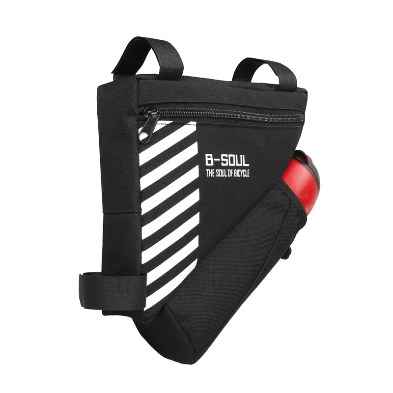 Excellent B-SOUL Waterproof Cycling Front Bag Outdoor Triangle Bicycle Front Tube Frame Bag Mountain Bike Pouch Bike Frame Bag with holder 7 Excellent B-SOUL Waterproof Cycling Front Bag Outdoor Triangle Bicycle Front Tube Frame Bag Mountain Bike Pouch Bike Frame Bag with holder 7