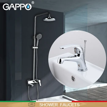 

GAPPO Shower Faucets Basin faucet bronze Deck mount water faucet mixer Bathroom sink Faucet mixer tap modern waterfall