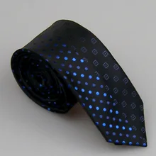 Lammulin Галстуки, мужской костюм, галстук-бабочка, черный с синим узором в горошек, полуклетка, шейный платок из микрофибры, дизайн, облегающий галстук 6 см