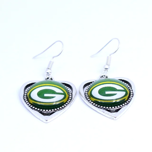 Earrings Green Bay Packers Charms Dangle Sport Earrings Green Bay Packers Charms Dangle Sport Football Jewelry For Women Birthday Party Gift 5 Pairs