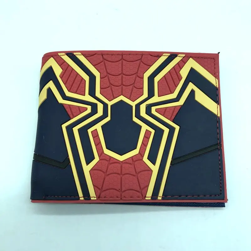 Фильм Веном двойной кошелек комиксы мальчики девочки монеты кошелек Телефон держатель для карт подарок - Цвет: T Spider-man