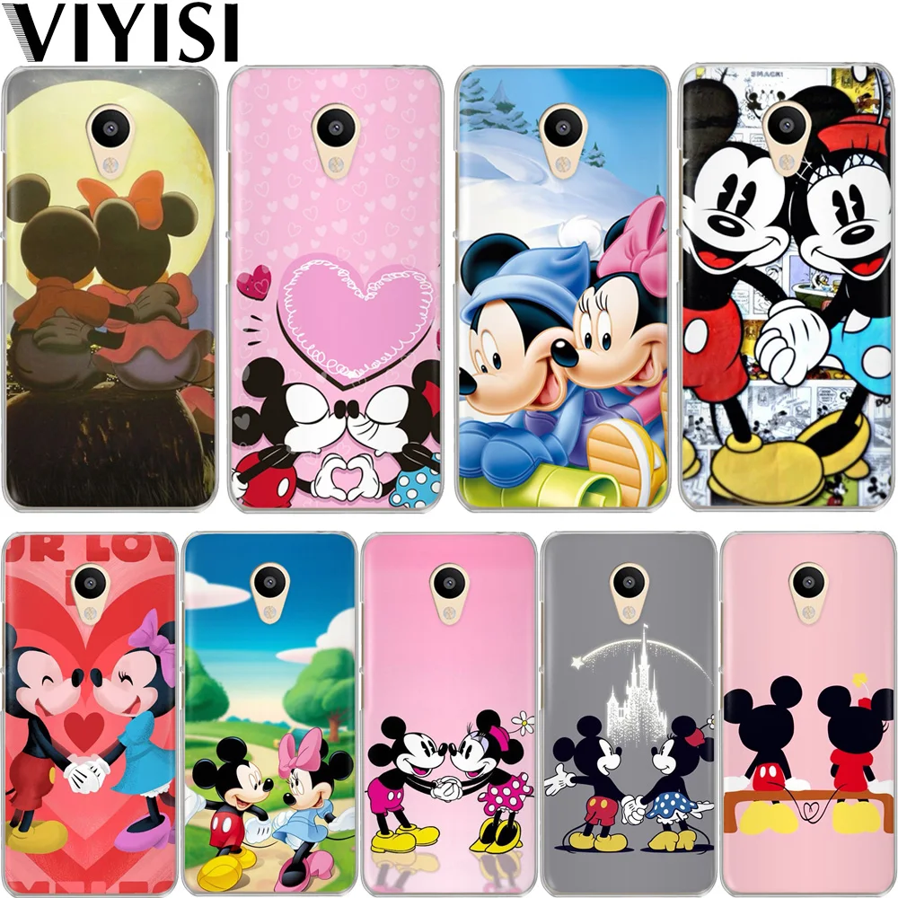 

Mickey Minnie Couple Etui TPU For Meizu M6 Note Phone Case U20 U10 M5S 5C M5 M3s M3Note Pro6 Capas Shell Coque Cover Fundas