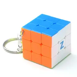 Z брелок мини 3x3 магический куб творческие Cube повесить украшения-красочные