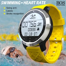 Плавание Спорт Smart Heart Rate Monitor Watch Шагомер Сна Сидячий Вызов Напоминание Smartwatches Bluetooth Цифровые Часы Ios