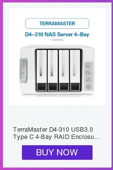 Terramaster DAS 5 Bay 3," /2,5 дюймов Raid HDD массив USB3.0 type-C жесткий диск HDD корпус 5 Гбит/с Поддержка до 50 ТБ хранения