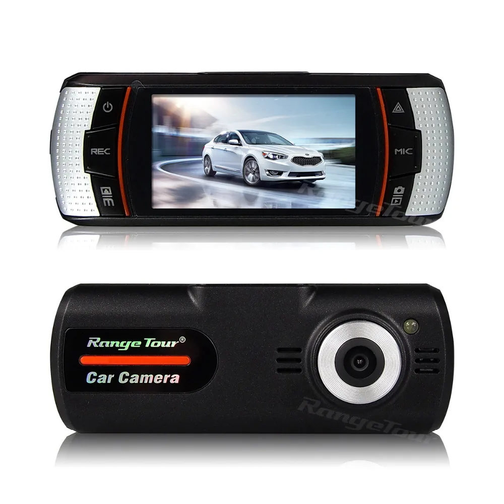 Range Tour Автомобильный видеорегистратор A1 фронтальная и задняя камера с двумя объективами, видеорегистратор для вождения, видеорегистратор, 1080 P, 2," ЖК-дисплей, 170 градусов, ночное видение