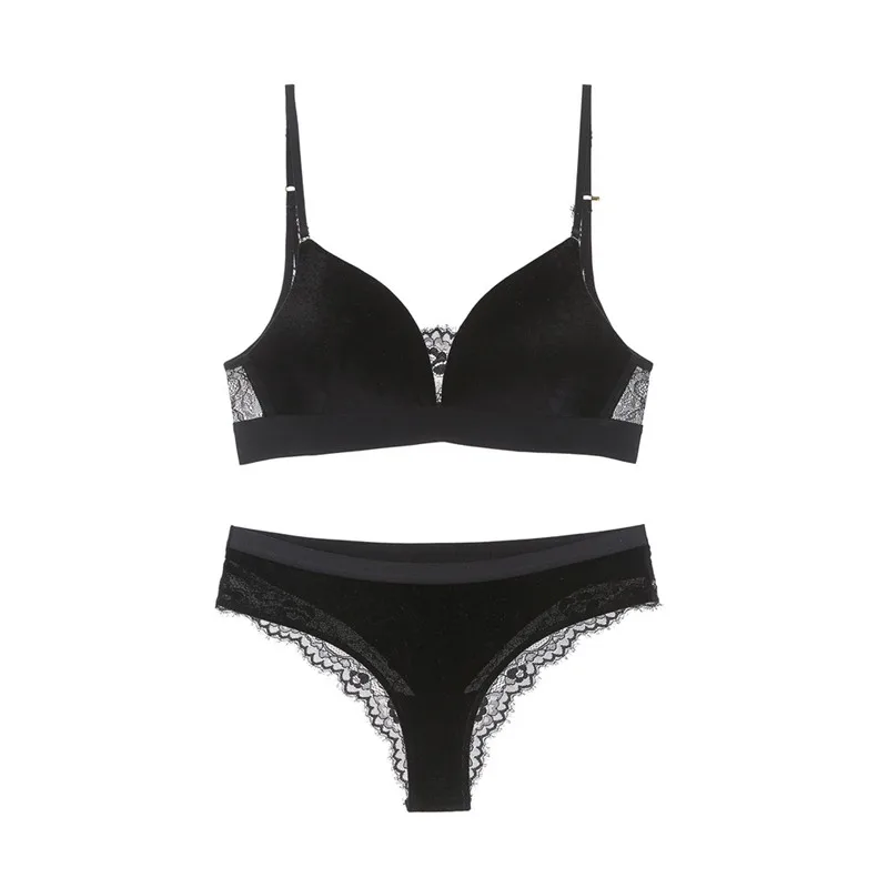 

Free shipping Fashion autumn and winter underwear female sexy lace adjustable bra set thin plus size push up bra set