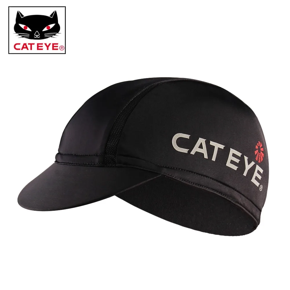 Кепка для велоспорта CATEYE черная велосипедная с козырьком подшлема езды на