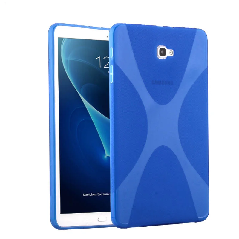 

New X Line Anti-skid Matte TPU Silicone Case Rubber Protector Cover For Samsung Galaxy Tab A 10.1 T580 T585 SM-T580 T580N T585C