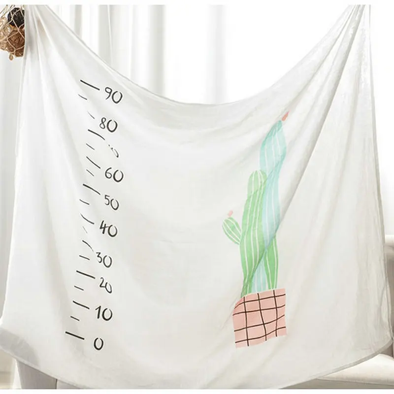 Baby Blanket Newborn Swaddle Stroller Bedding Wrap Photo Background Monthly Growth Milestone Number Photography Props Outfits (10)