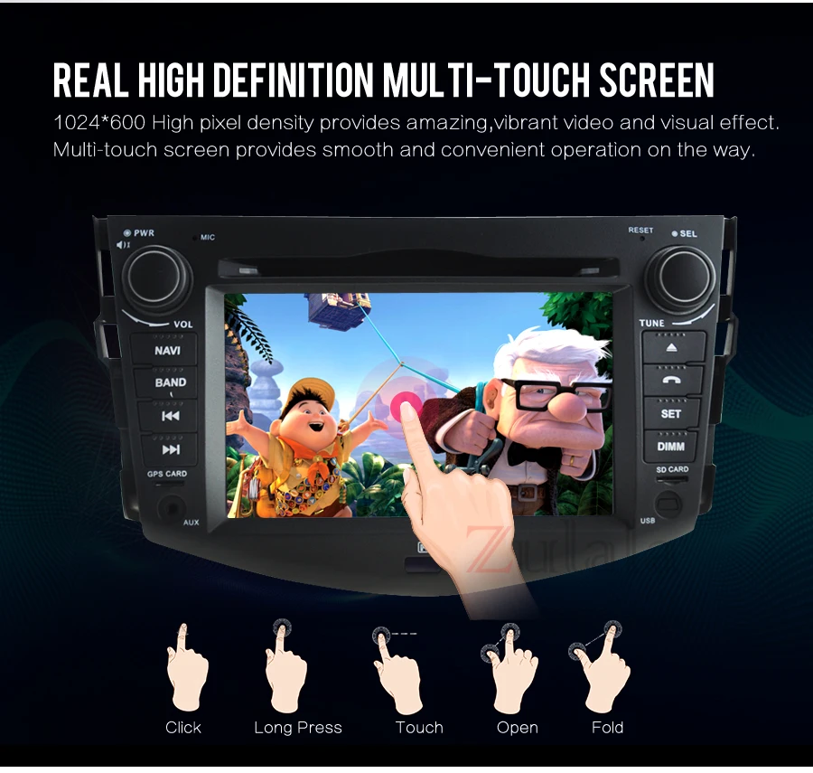 Android 8.0 Car DVD Stereo Multimedia Headunit For Toyota RAV4 2008 To 2011 Auto PC Radio GPS Navigation Video Audio Car Stereo (4)