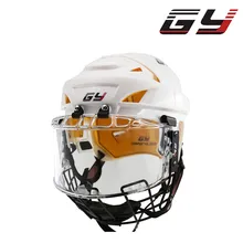 GY хоккейный шлем с клеткой Combos прозрачный хоккейный козырек и стальная маска A3