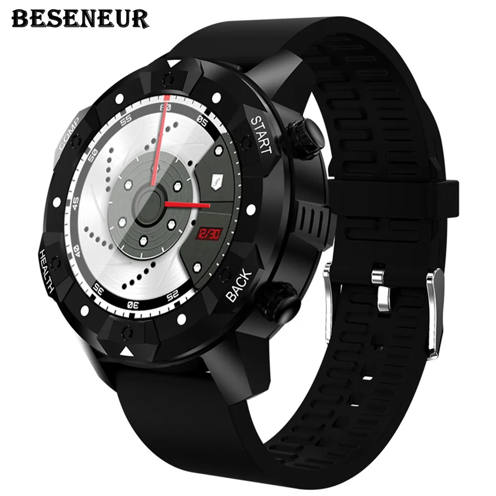 2018 новые beseneur S3 Смарт-часы 1 ГБ + 16 Android 5 сердечного ритма Smartwatch с 3g Wi-Fi gps наручные