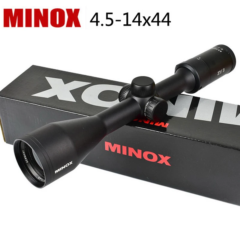 

MINOX 4.5-14x44 Side focus Scope Long Range Shooting Optical Sight Tactical One Tube Hunting Rifle Scope BDC 400 Reticle