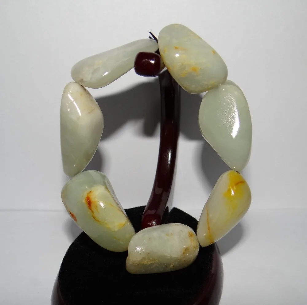 shitou 00846 CChina Nature Nephrite Hetian Raw Jade Large Pearls Bangle Bracelets
shitou 00846 CChina Nature Nephrite Hetian Raw Jade Large Pearls Bangle Bracelets