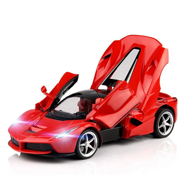 Collection 129 Alloy Car Model with Light & Sound Open Doors Diecast
