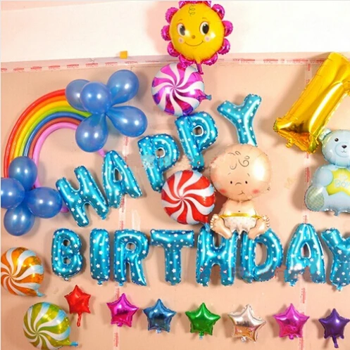 New arrival banquet aluminum balloons birthday par...