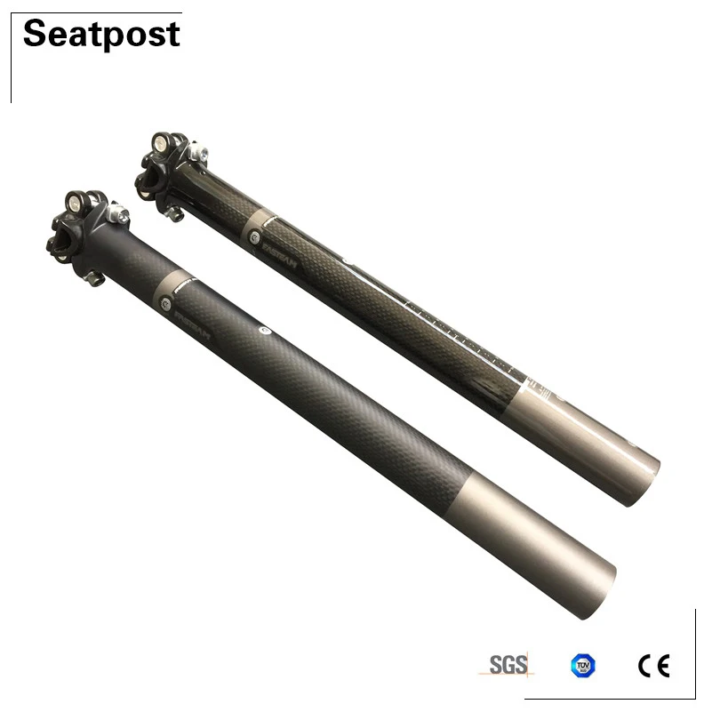 

SmileTeam 3k Carbon MTB Seatpost Road Seatpost ,Carbon MTB Bike Seatposts,Road Mountain Bicycle Seat tube 27.2/31.6*350/400mm