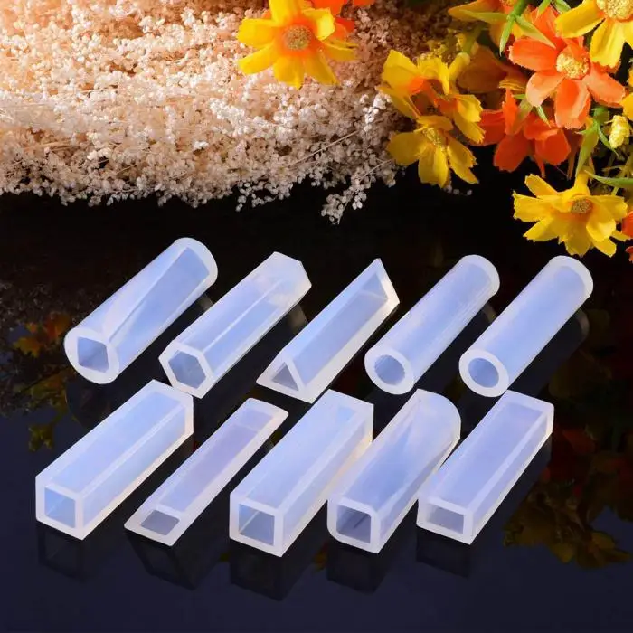 115Pcs Resin Casting Mold Various Styles Silicone Mold Set for Jewelry DIY Art Necklace Pendant Production with 100 Screws YU-Home