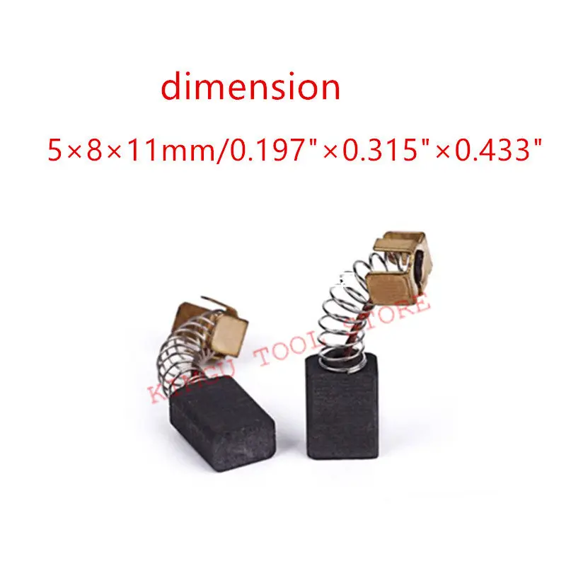 

2 Pairs Carbon Brushes 191627-8 Replacement For MAKITA Rotary Drill 6412 6411 6413 6410 9035 Makita Impact Drill Accessories