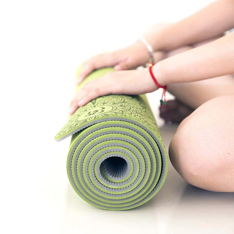 USA,France,Spain,Russia local Non-slip TPE Yoga Mats For Fitness Pilates Gym Exercise Sport