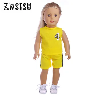 

The 2018 fashionable 4 number ball suit. Suitable for 18 inch American dolls or 43cm,the best birthday gift give children