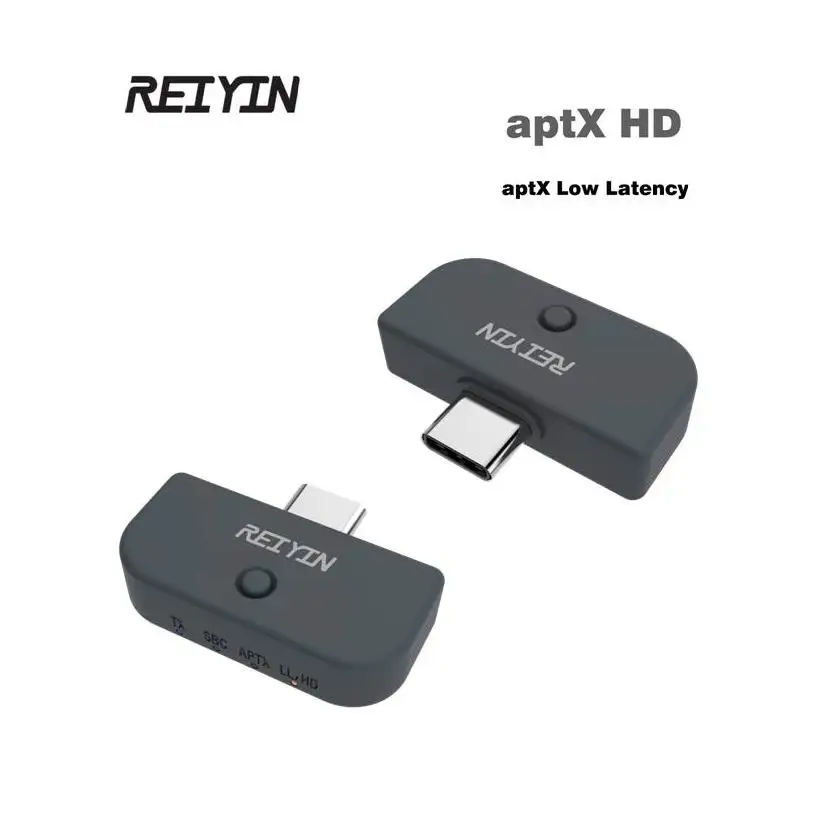 Аудио адаптер Reiyin aptX HD Type C Bluetooth 5 0 беспроводной трансмиттер CSR8675 с двойной