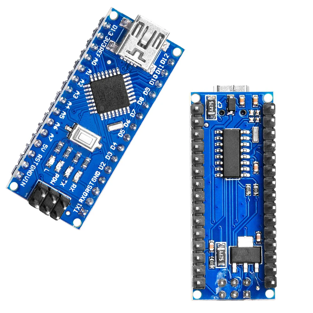 Мини USB контроллер Nano v3.0 ATMEGA328P для arduino 5 шт. с Загрузчиком совместимый