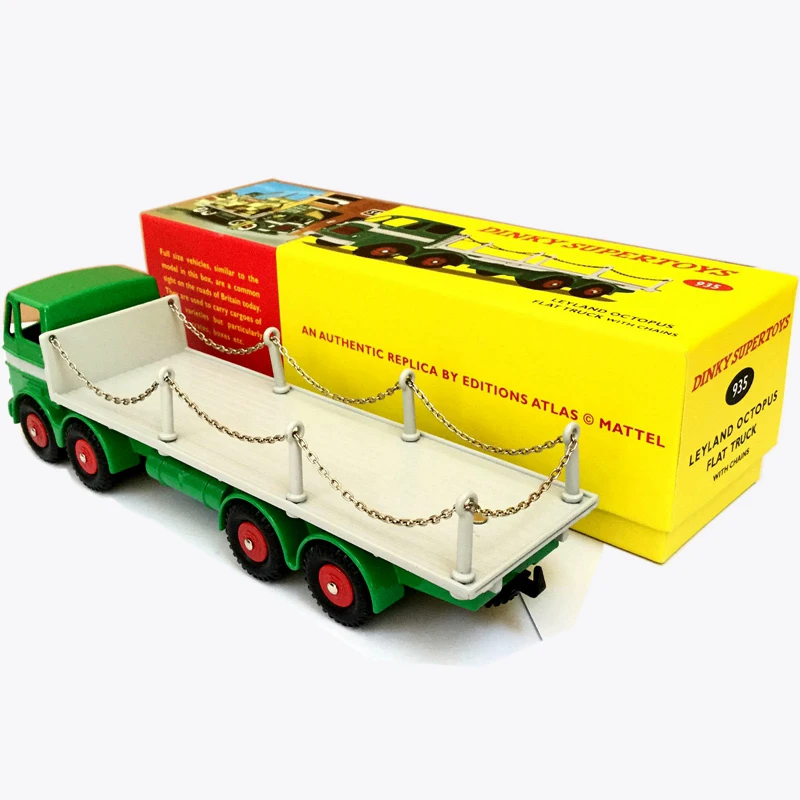 

DINKY SUPERTOYS 935 Dinky Toys 1:43 Atlas LEYLAND OCTOPUS FLAT TRUCK WITH CHAINS Alloy Diecast Car model & Toys Model