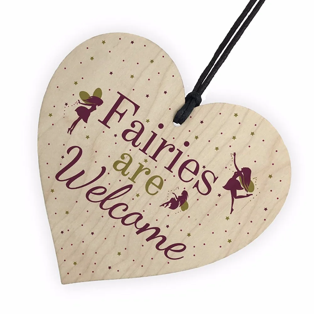 6-Meijiafei-Wooden-Fairies-Welcome-Hanging-Garden-Gardening-Shed-Summer-House-Wall-Plaque-Fairy-Sign