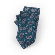 Новинка года бренд 6,5 см Ширина Пейсли галстук для Для мужчин полиэстер, микрофибра жаккард тонкий галстук Gravata женихов Businessr Свадебная вечеринка