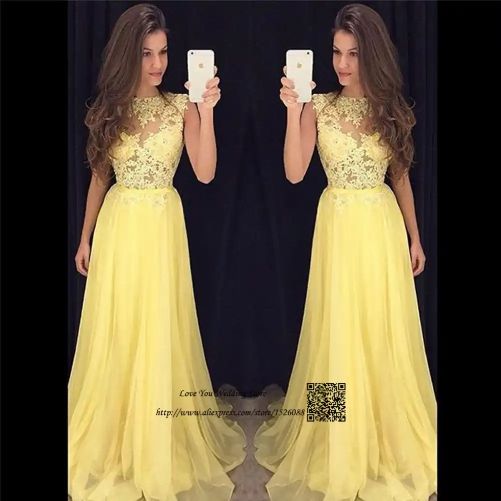 cheap prom dresses yellow