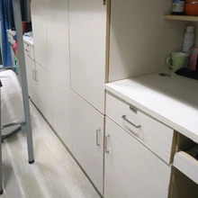 Простой Стиль самоклеющиеся деревянные стены рулон бумаги для виниловый Декор для спальни водонепроницаемый контактный бумажный шкаф настольные наклейки для мебели