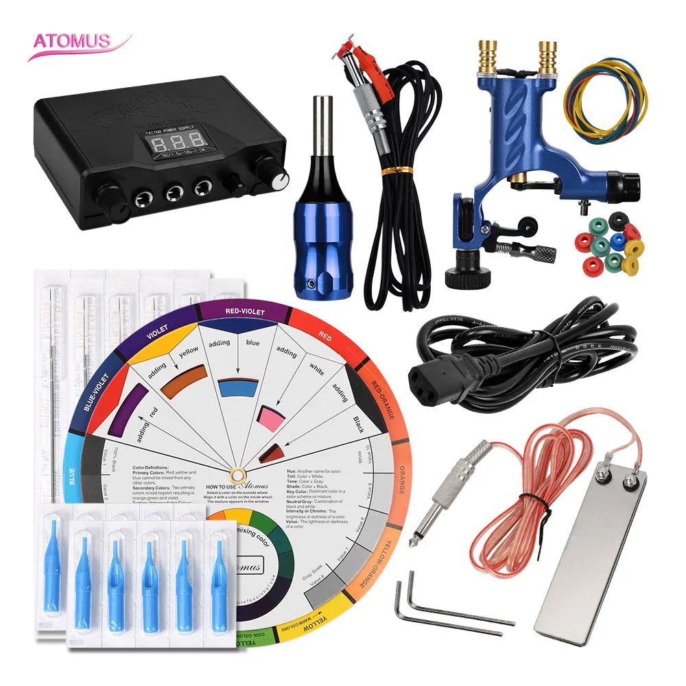 

Rotary Tattoo Machine Tools Set Machinery Tatuar Profesional Makeup Maquinas De Ensemble Tools Kits Professionnelle Tatouage Set