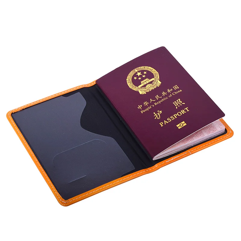 Custodia per passaporto israele in pelle Pu da viaggio custodia aperta sinistra portafoglio uomo donna custodia protettiva per porta carte di credito israeliana - immagine 4