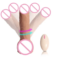 200*40mm 20 kind speed Penis Electric Suction Cup Dildo TPE Male Artificial Woman Masturbator Adult Sex Toys female women Dildos