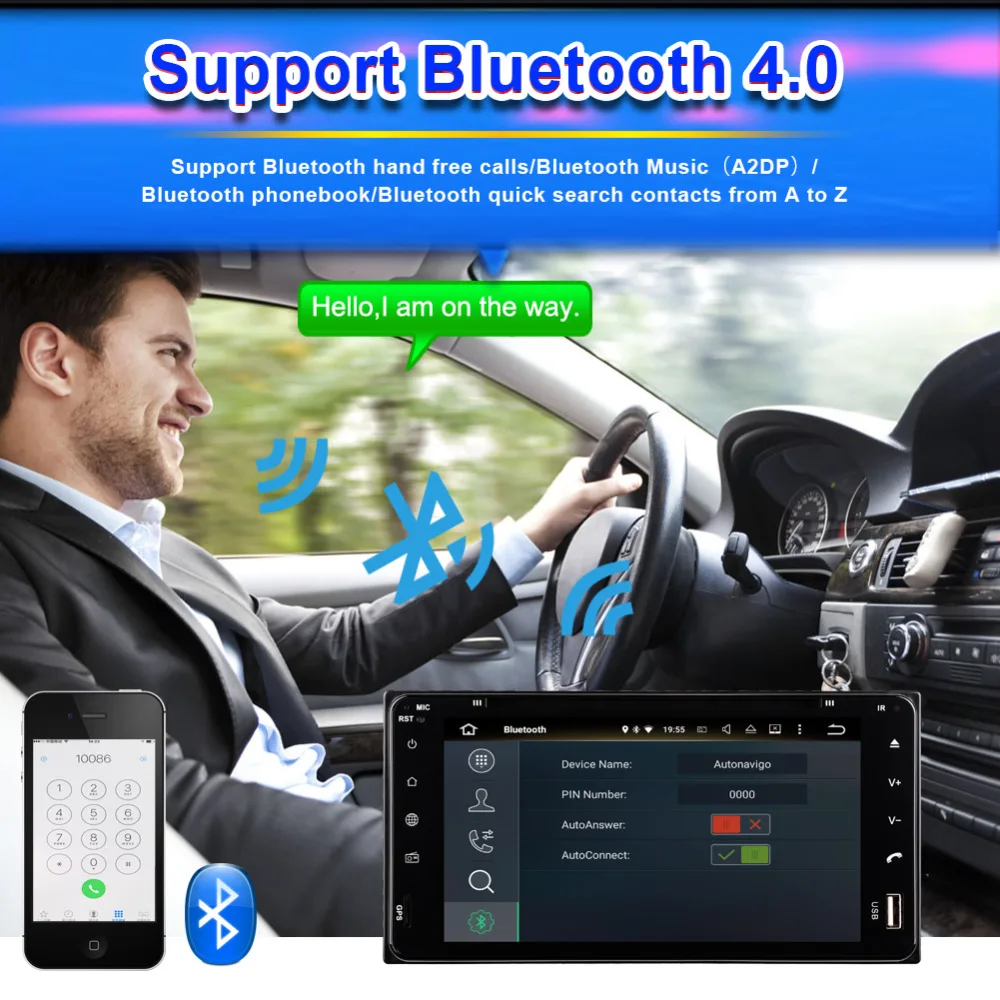 Clearance 8 Core Android 8.0 Car CD DVD Player Universal Model For Toyota Fortuner Corolla Vios Yaris Hilux GPS Navigation Radio Stereo 3
