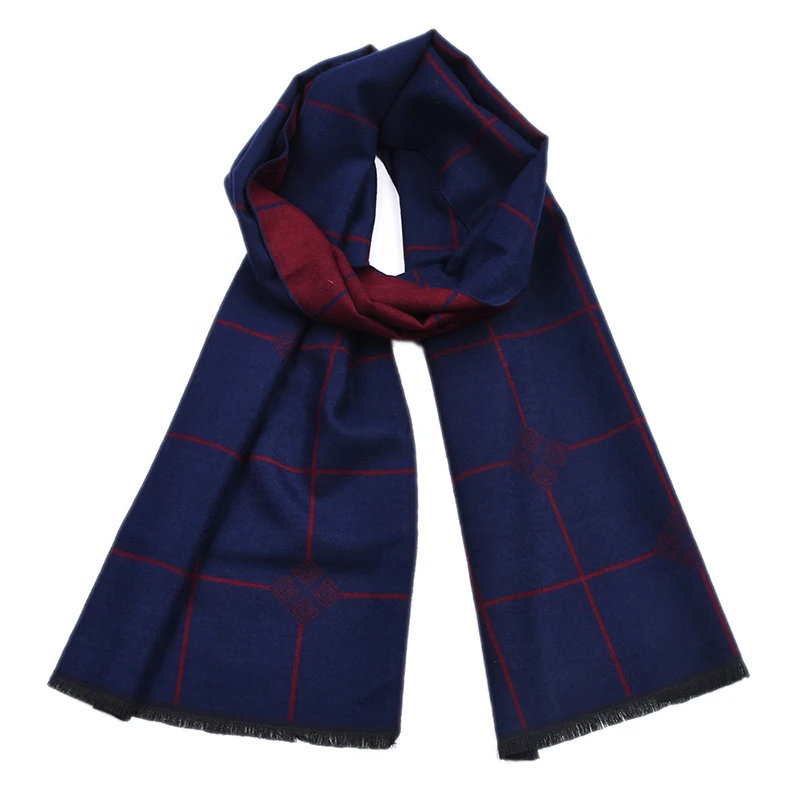 56 узоров мужские вискозные шарфы полосатые с кисточкой длинный теплый шарф мужские узкие мягкие шаль на осень-зиму мужские тканые
