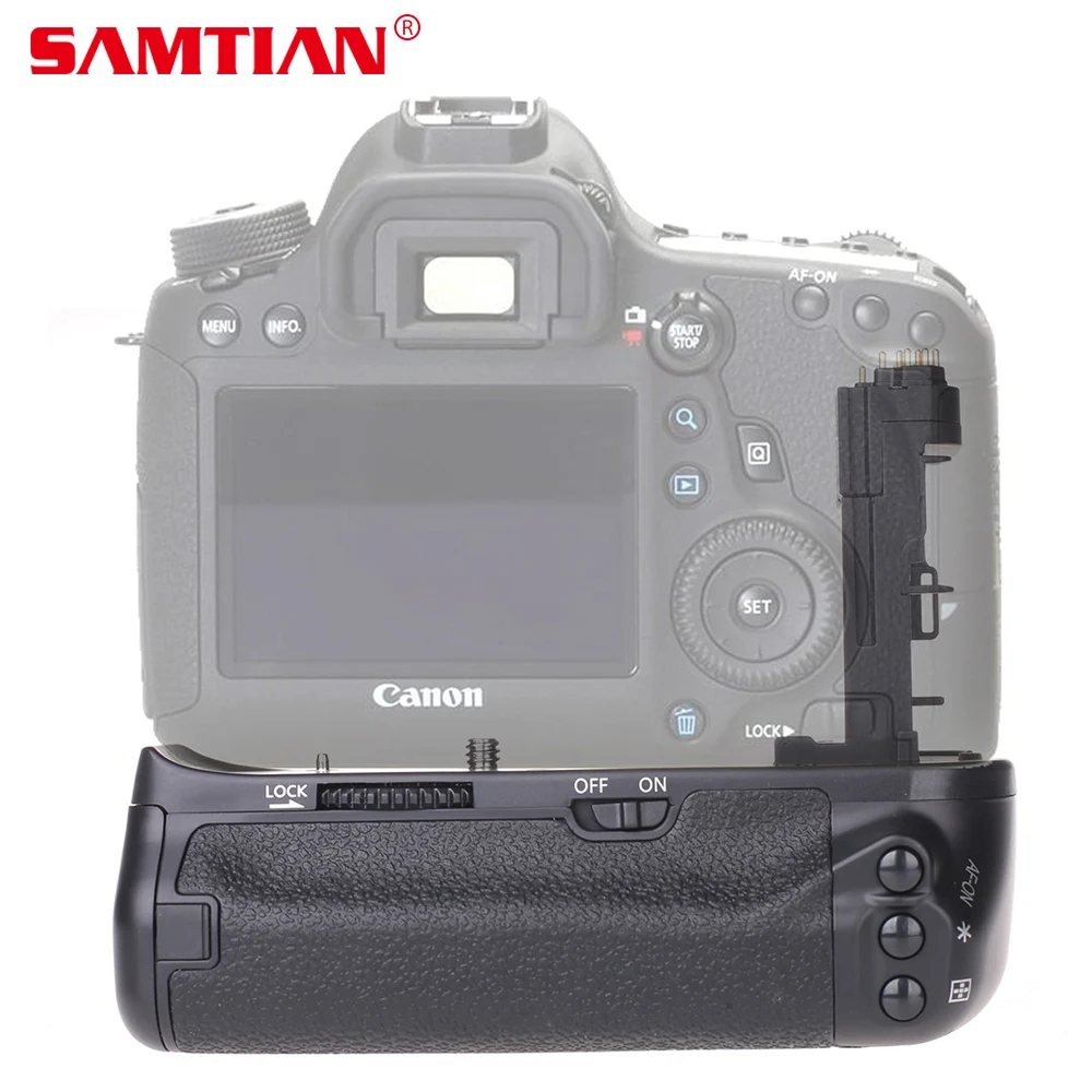 SAMTIAN Vertical Battery Grip Holder for Canon EOS 6D DSLR