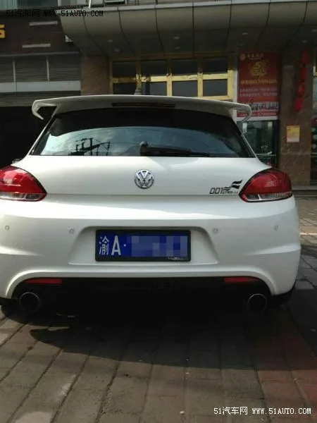 Scirocco FRP серая грунтовка задняя Крока крыши спойлер крыло для Volkswagen Scirocco Non-R 2008