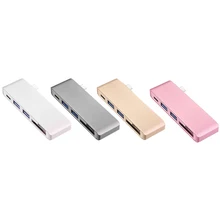 Finest Selling Multifunctional 5 in 1 Type-c Hub Type-c Adapter USB 3.0 USB C Type C HUB Video HD SD TF Card Reader for MacBook