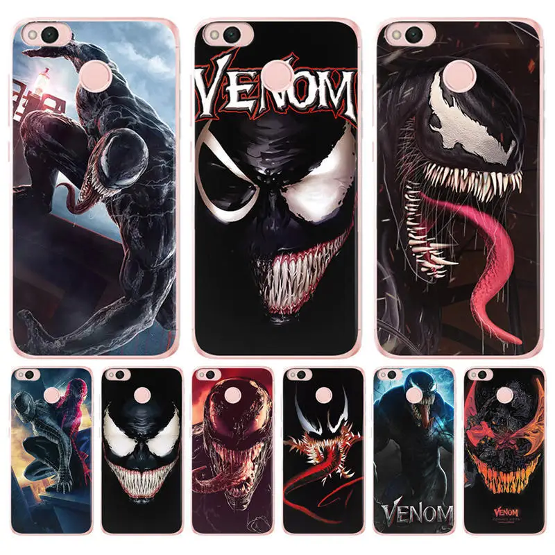 cool For Coque Xiaom Redmi 3S 4 4x pro 4A 5A 5 Plus Note 3 Prime 6 6A phone case Venom back cover funda capa Marvel hero |