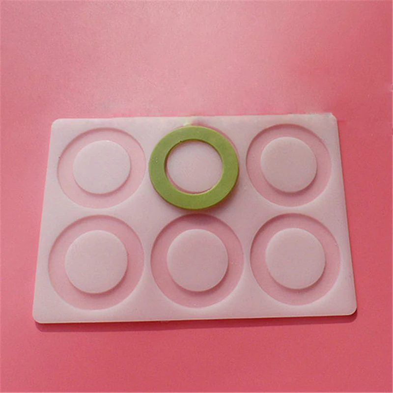 Горячая новинка пустые круглые шоколадные конфеты Jello 3D силиконовая форма для