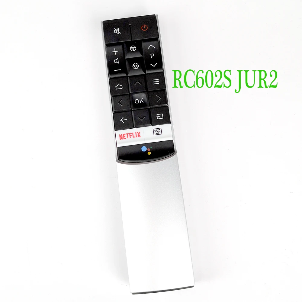 

NEW Original RC602S JUR2 Remote Control For TCL TV UHD LCD TV Android TV 75C2US U55X9006 55X4US U65S9906 85X6US NETFLIX